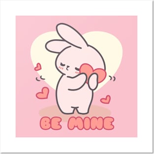 'Be Mine' Valentine's Hug from Loppi Tokki Posters and Art